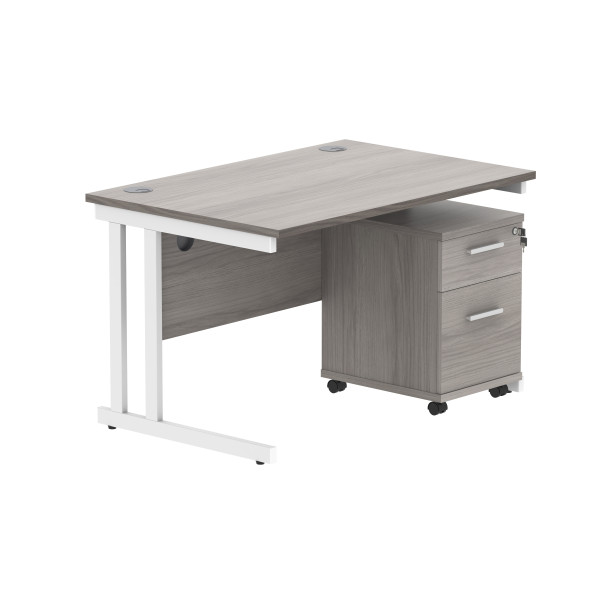 Core Desk With Underdesk Pedestal - 2 or 3 Draw