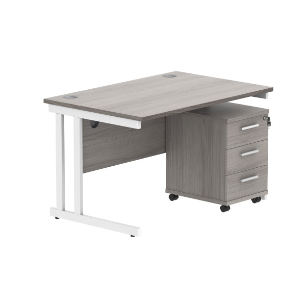 Core Desk With Underdesk Pedestal - 2 or 3 Draw