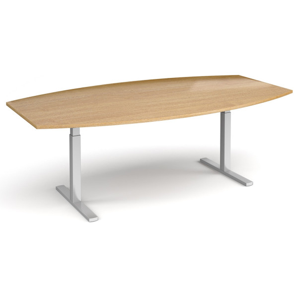 Elev8 Touch Adjustable Radial Boardroom Table 