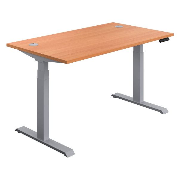 Olton Height Adjustable Straight Office Desk