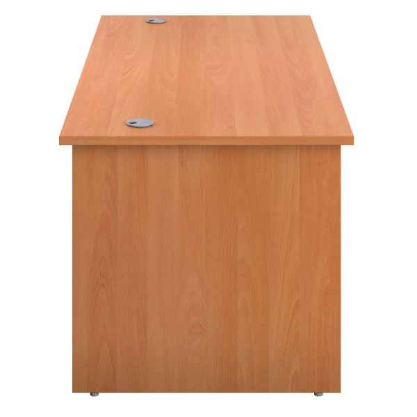 Olton Panel End 800mm Deep Straight Office Desk
