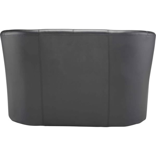 Encounter Sofa Black PU Leather