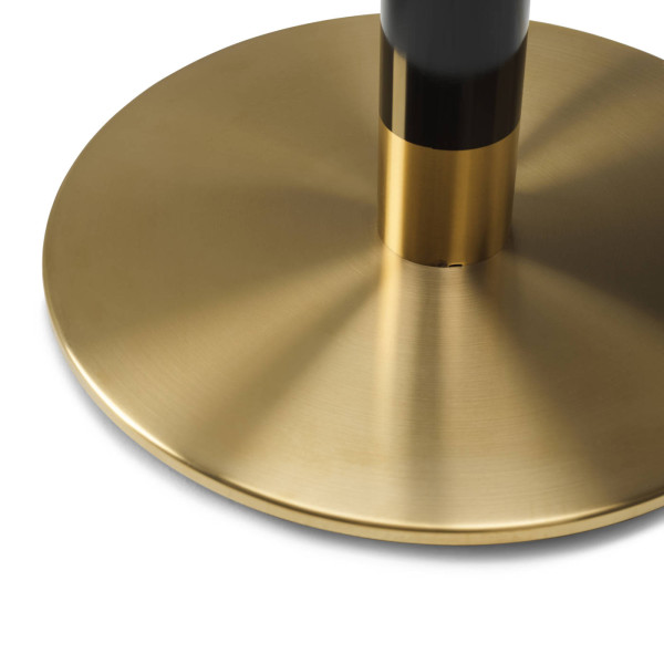 Cava Black And Gold Round Table Base