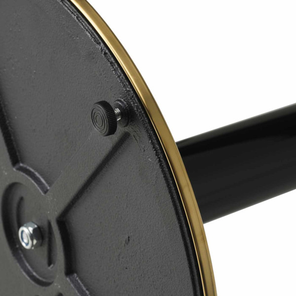 Cava Black And Gold Round Table Base