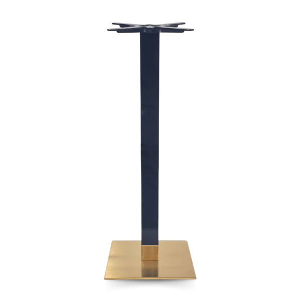 Cava Black And Gold Square Table Base