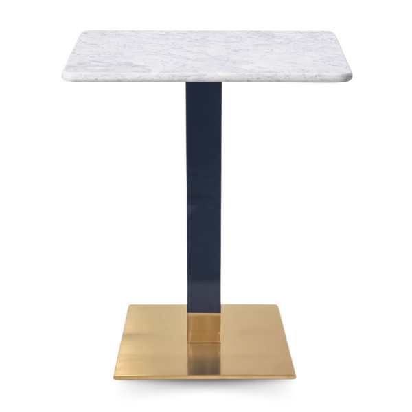 Cava Black And Gold Square Table Base