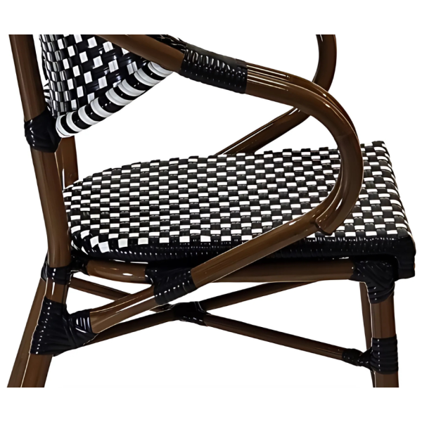 Luxe All Weather Bistro Armchair