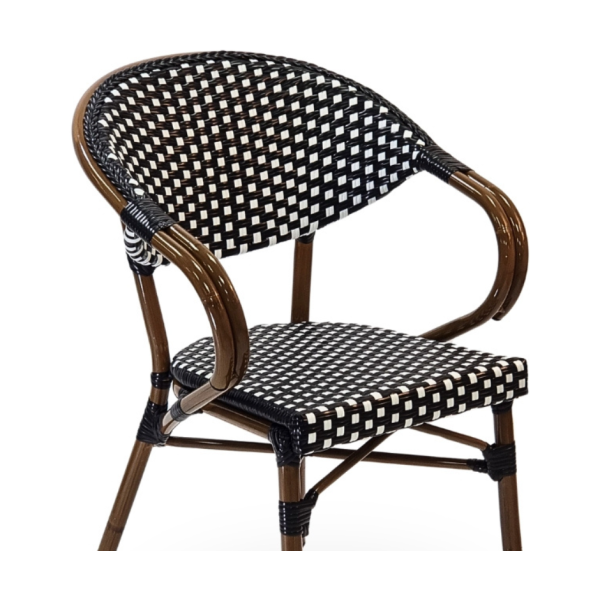 Luxe All Weather Bistro Armchair