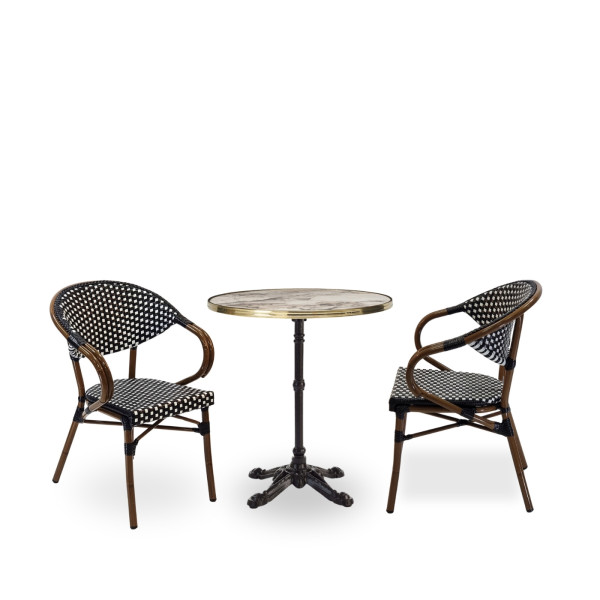 Luxe All Weather Bistro Armchair