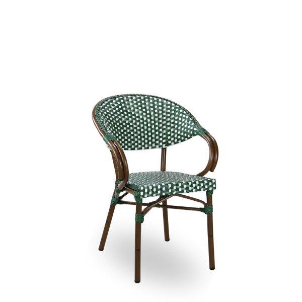 Luxe All Weather Bistro Armchair