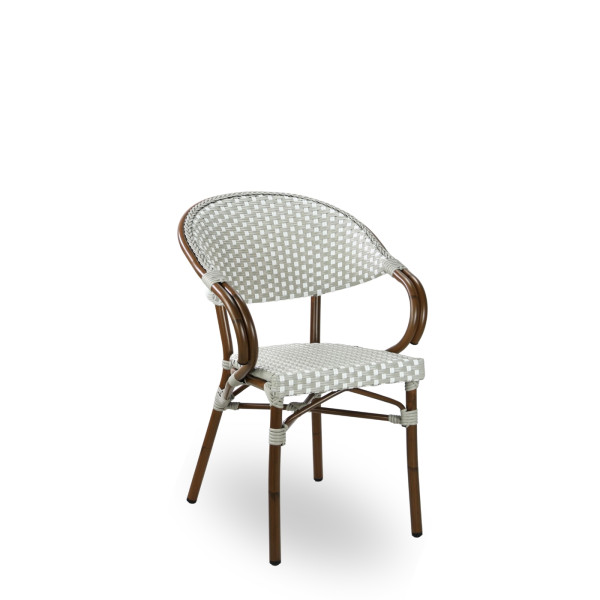 Luxe All Weather Bistro Armchair