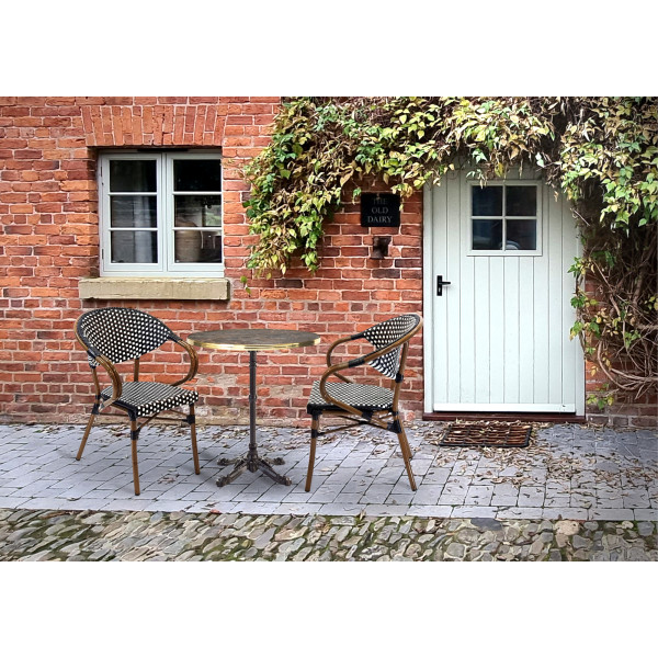 Luxe All Weather Bistro Armchair