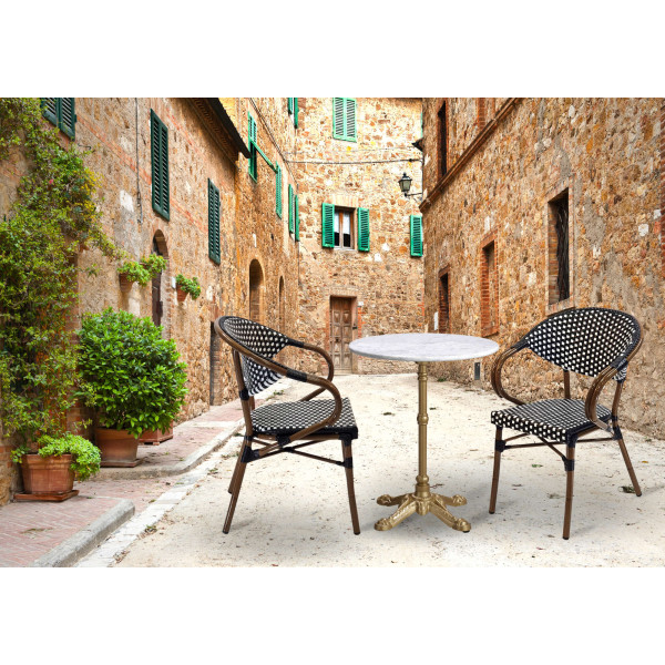 Luxe All Weather Bistro Armchair