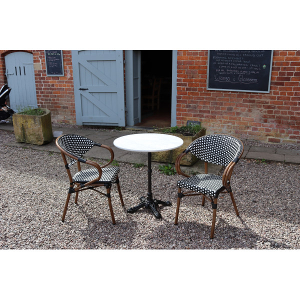 Luxe All Weather Bistro Armchair