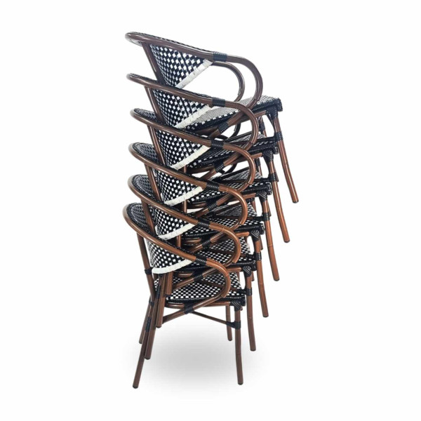 Luxe All Weather Bistro Armchair