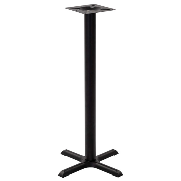 Phoenix Black Cruciform Small Table Base Max Top Size: 800mm Diameter / 700mm Square