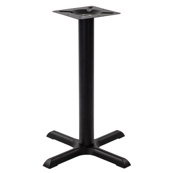 Phoenix Black Cruciform Small Table Base Max Top Size: 800mm Diameter / 700mm Square