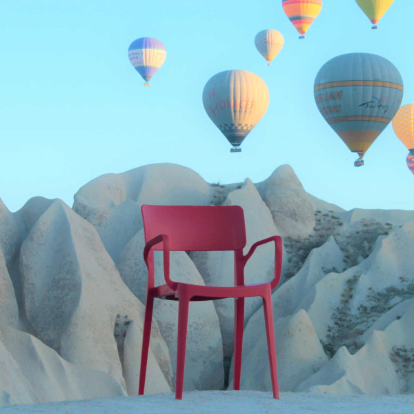 Vivo All Weather Bistro Stacking Armchair