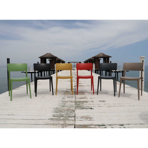 Vivo All Weather Bistro Stacking Armchair