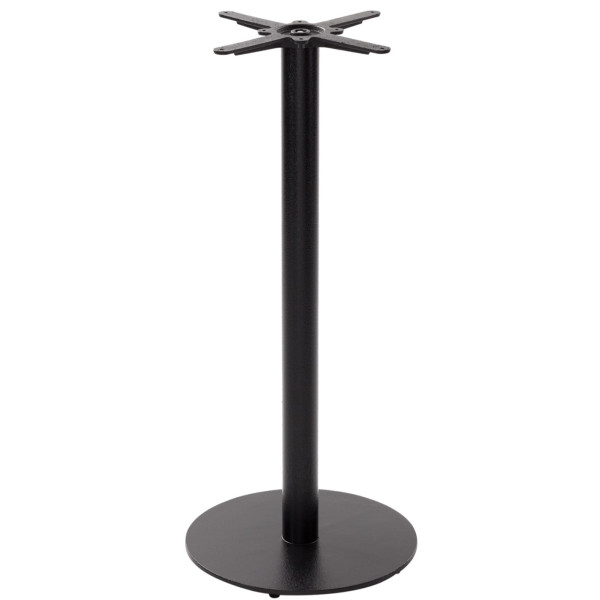 Forza Black Cast Iron Round Medium Table Base