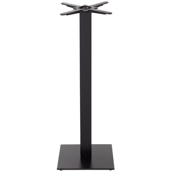 Forza Black Cast Iron Square Small Table Base