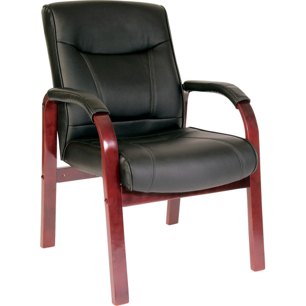 Kingston Mahogany Wood Visitor Chair