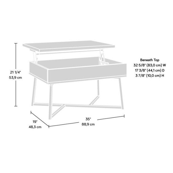 Canyon Lane Lift Up Coffee/Work Table