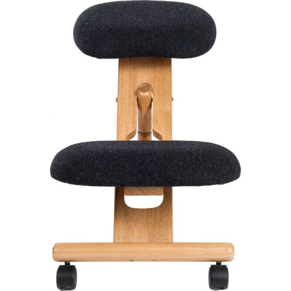 Posture Wooden Kneeling Chair Charcoal