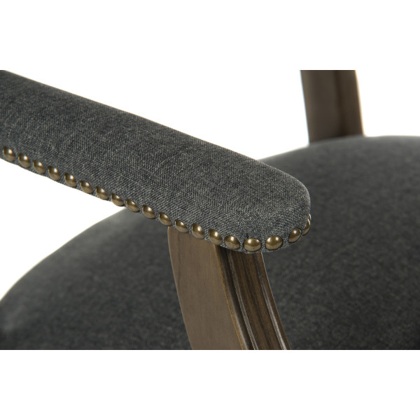 Captain Grey Fabric Executive Chair
