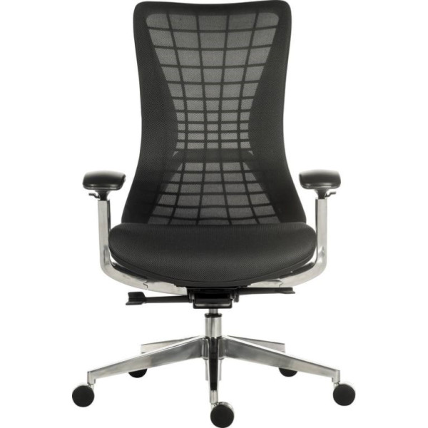 Quantum Executive Black Frame Mesh Office Chair 