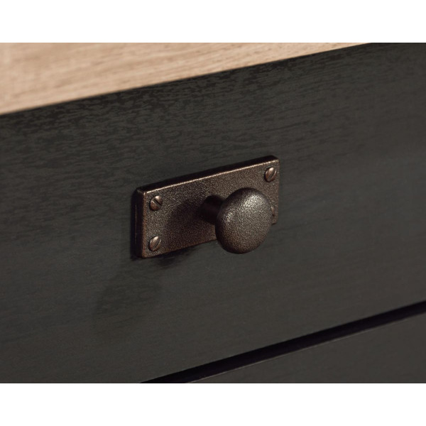 Shaker Style L-Shaped Raven Oak Desk