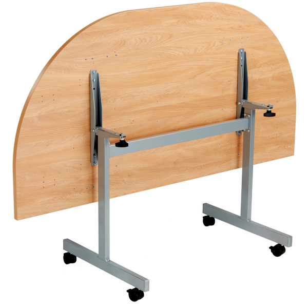Olton 1400mm Wide D-End Tilt Top Table