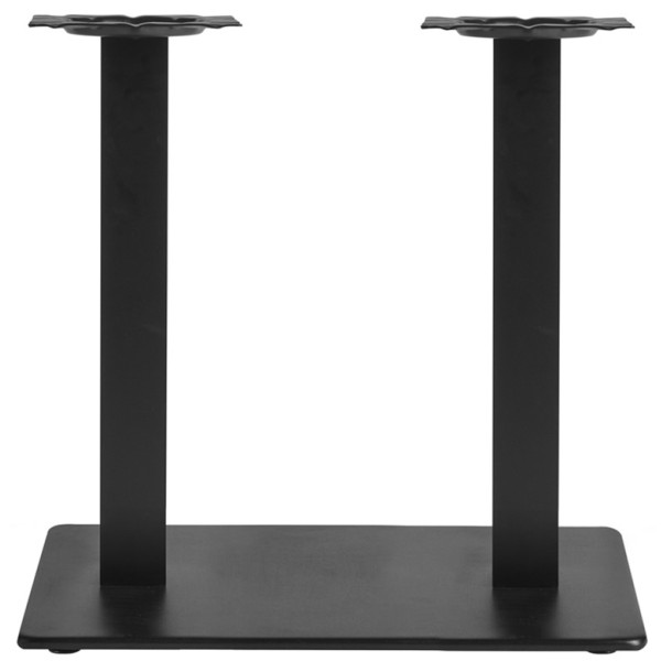 Pax Anzio Black Large Rectangle Base - Dining Height