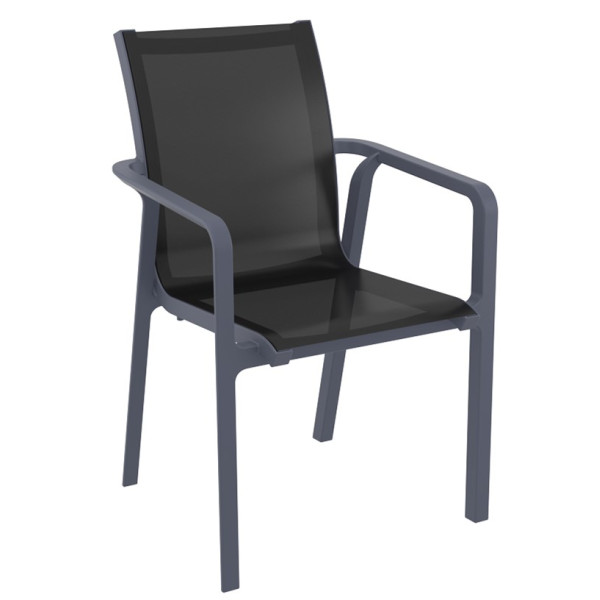 Pacific Stackable Aluminium Frame Armchair