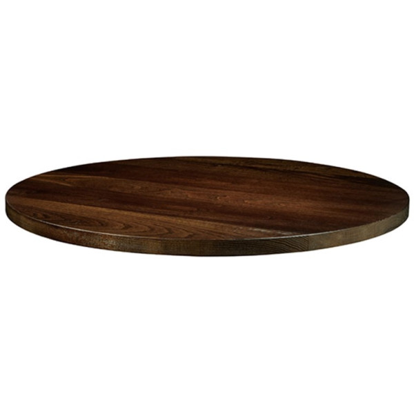 Pax Solid Ash Walnut Table Top - Round