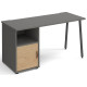 Sparta Straight Desk With Pedestal and Cupboard Door