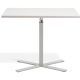 Boost Gas Lift Single Leg Table for Rectangular Tops