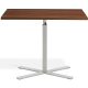 Boost Gas Lift Single Leg Table for Rectangular Tops