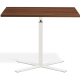 Boost Gas Lift Single Leg Table for Rectangular Tops