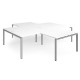 Adapt 4 Person Desk Cluster with Return Unit