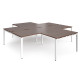 Adapt 4 Person Desk Cluster with Return Unit