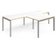 Adapt 2 Person  L Shape Desks with Return Unit