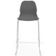 Coco Plastic Shell Chair with High Chrome Skid Frame