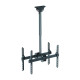 Heavy-duty Ceiling Mount TV Bracket w/ Tilt 25­­°, Swivel 360°, 6° Level Adjustment