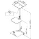Allcam Projector Trolley Floor Stand Series