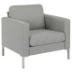Fabry Grey Linen Chair
