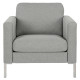 Fabry Grey Linen Chair