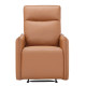 Lugo PU Cognac Recliner Chair