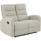 Rena Double Seater Natural Fabric Recliner Chair