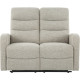 Rena Double Seater Natural Fabric Recliner Chair